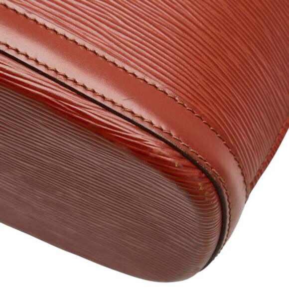 LOUIS VUITTON Authentic Brown Leather Shoulder Bag main image 5